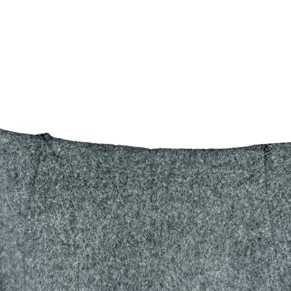 THEORY Nyma New Divide Gray Wool Peacoat Women's Size Small Double Face - Picture 7 of 14